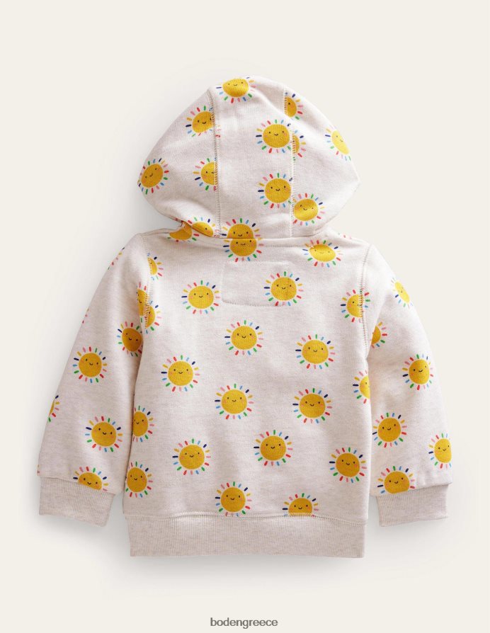 βρώμη μάργα ουράνιο τόξο ήλιοι είδη ένδυσης εμπριμέ κουκούλα Boden μωρό 464PH83362