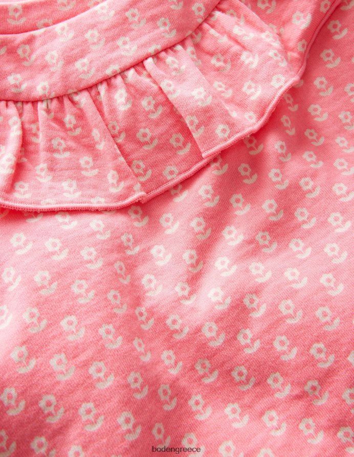 καβούρι μήλο ροζ λουλουδάτο είδη ένδυσης μπλουζάκι με φούτερ Boden μωρό 464PH83385