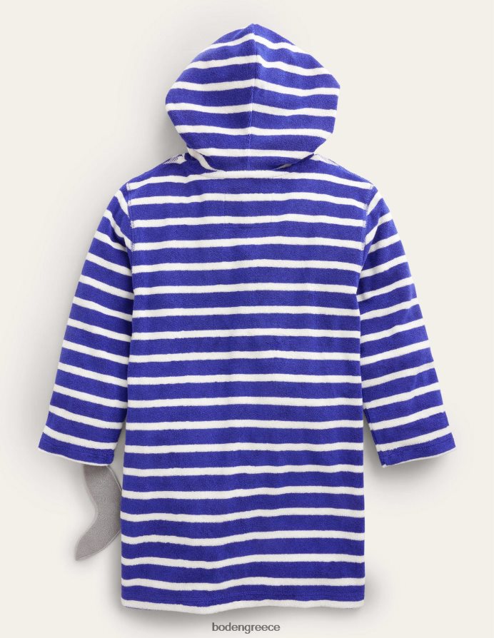μπλε καρχαρίας είδη ένδυσης απλικέ ριχτάρι για πετσέτα Boden μωρό 464PH83431