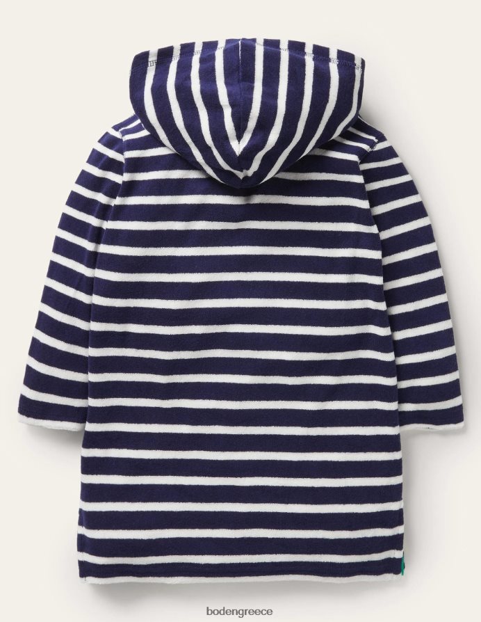 κολεγιακό ναυτικό/λευκό είδη ένδυσης πετσέτα ρίψης Boden μωρό 464PH8469