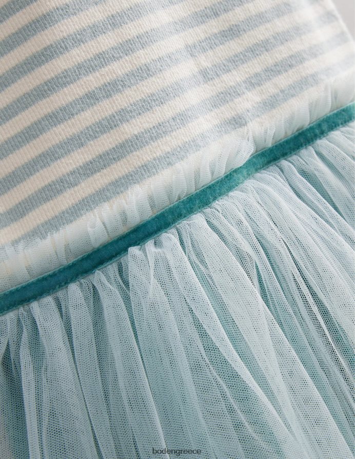 τροπική βροχή πράσινο είδη ένδυσης φόρεμα ζέρσεϊ από τούλι Boden μωρό 464PH83334