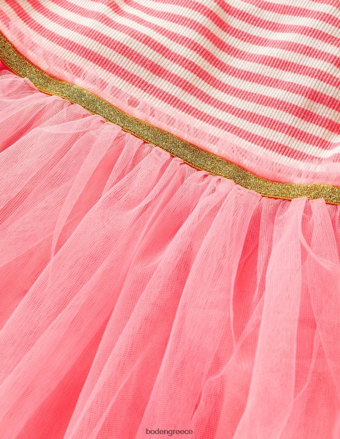 ελαφρύ τριαντάφυλλο είδη ένδυσης φόρεμα ζέρσεϊ από τούλι Boden μωρό 464PH83462