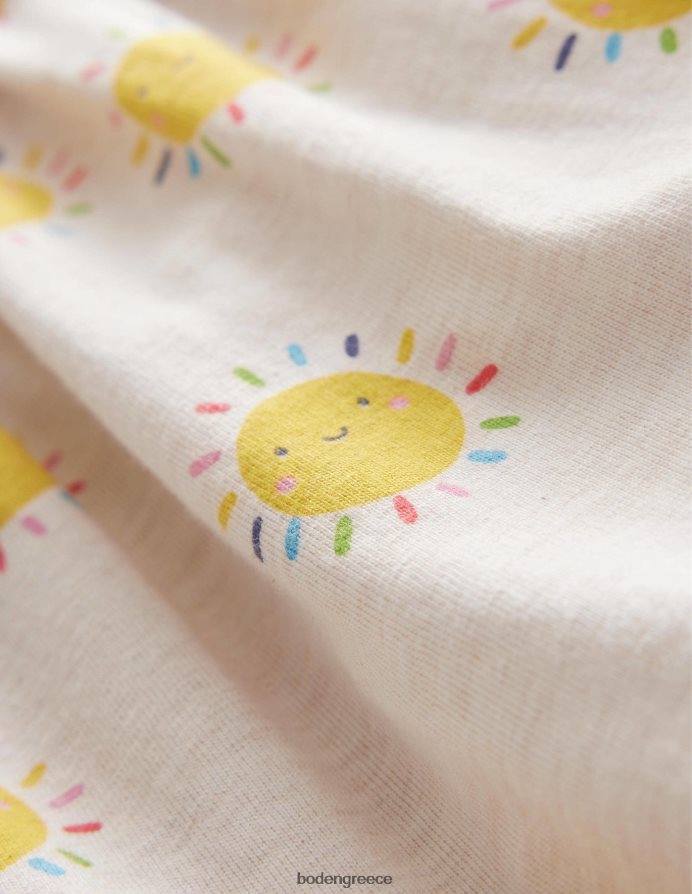 βρώμη μάργα ουράνιο τόξο ήλιοι είδη ένδυσης αμάνικο ζέρσεϊ φόρεμα Boden μωρό 464PH83471