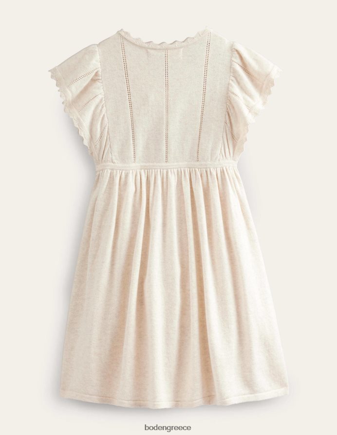 εκρού μάργα είδη ένδυσης φόρεμα με βελονάκι με υφή Boden μωρό 464PH8347