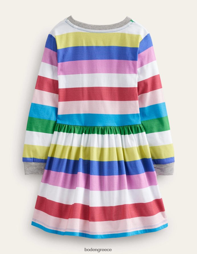 πολλαπλή λωρίδα είδη ένδυσης φόρεμα ζέρσεϊ με ρίγες Boden μωρό 464PH8363