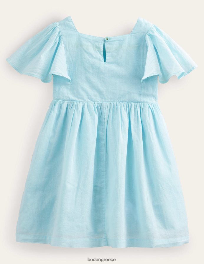 παγωμένες γοργόνες νερού είδη ένδυσης φόρεμα απλικέ με φτερούγισμα Boden μωρό 464PH8365