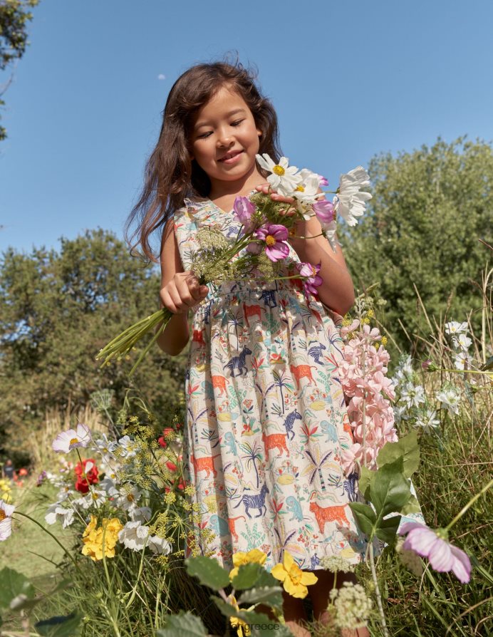 τροπικός κήπος με λοβό βανίλιας είδη ένδυσης τυλιχτό φόρεμα Boden μωρό 464PH8374