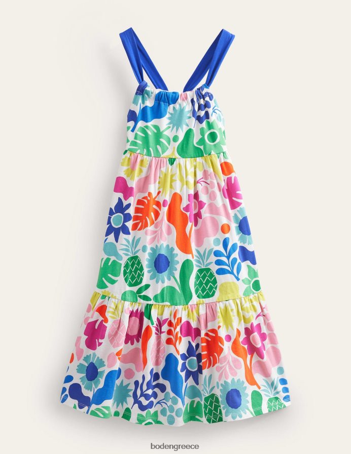 floral πολλαπλών διακοπών είδη ένδυσης μάξι φόρεμα ζέρσεϊ σε επίπεδα Boden μωρό 464PH83482