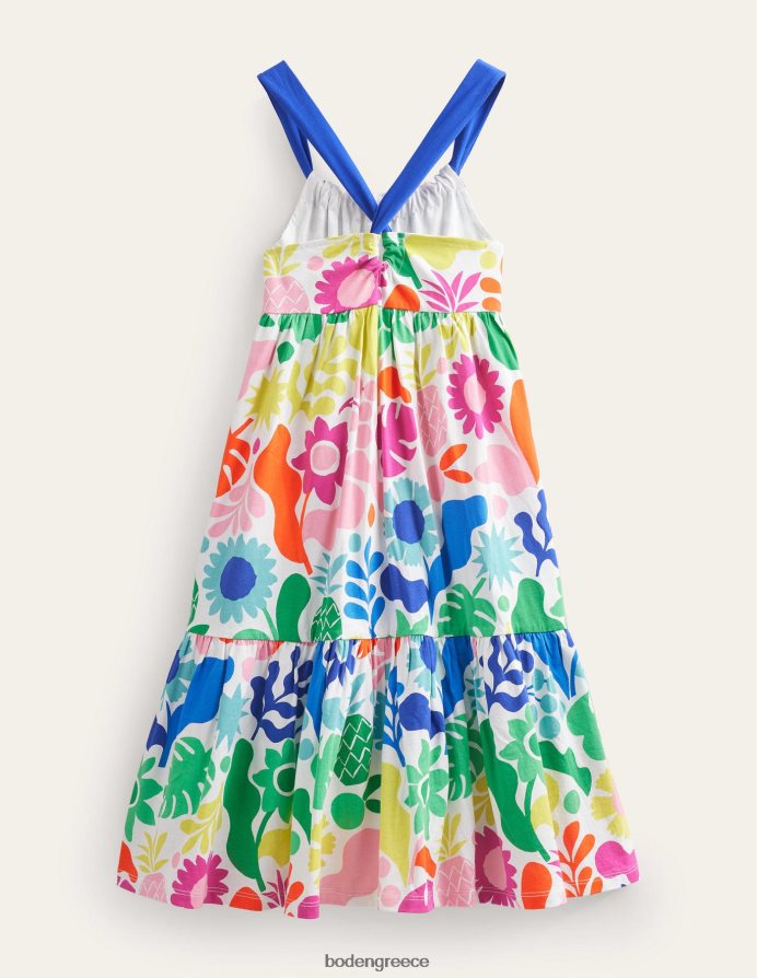 floral πολλαπλών διακοπών είδη ένδυσης μάξι φόρεμα ζέρσεϊ σε επίπεδα Boden μωρό 464PH83482