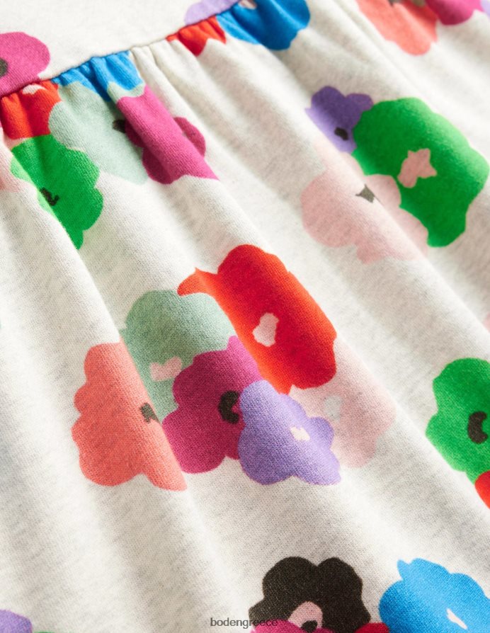 mutli αφηρημένη floral είδη ένδυσης χαλαρό εμπριμέ φόρεμα φούτερ Boden μωρό 464PH8361