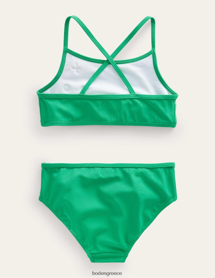 πράσινο πιπέρι είδη ένδυσης φτερωτή μπικίνι λουλουδιών Boden μωρό 464PH83313