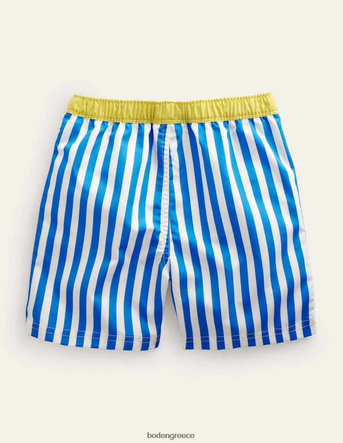 μπλε ανάγλυφη λωρίδα είδη ένδυσης μαγιό σορτς Boden μωρό 464PH83321