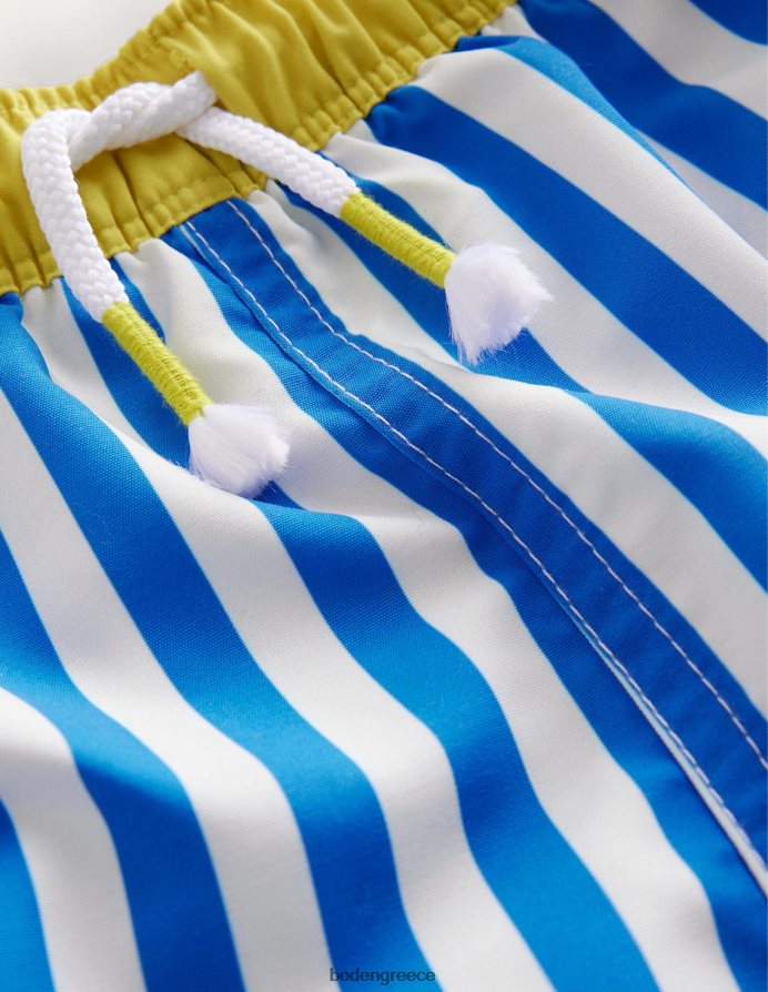 μπλε ανάγλυφη λωρίδα είδη ένδυσης μαγιό σορτς Boden μωρό 464PH83321