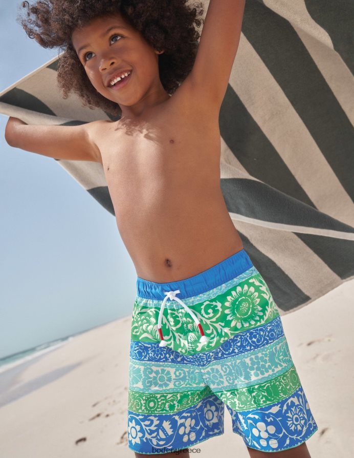 πολύχρωμη λωρίδα είδη ένδυσης μαγιό σορτς Boden μωρό 464PH83405