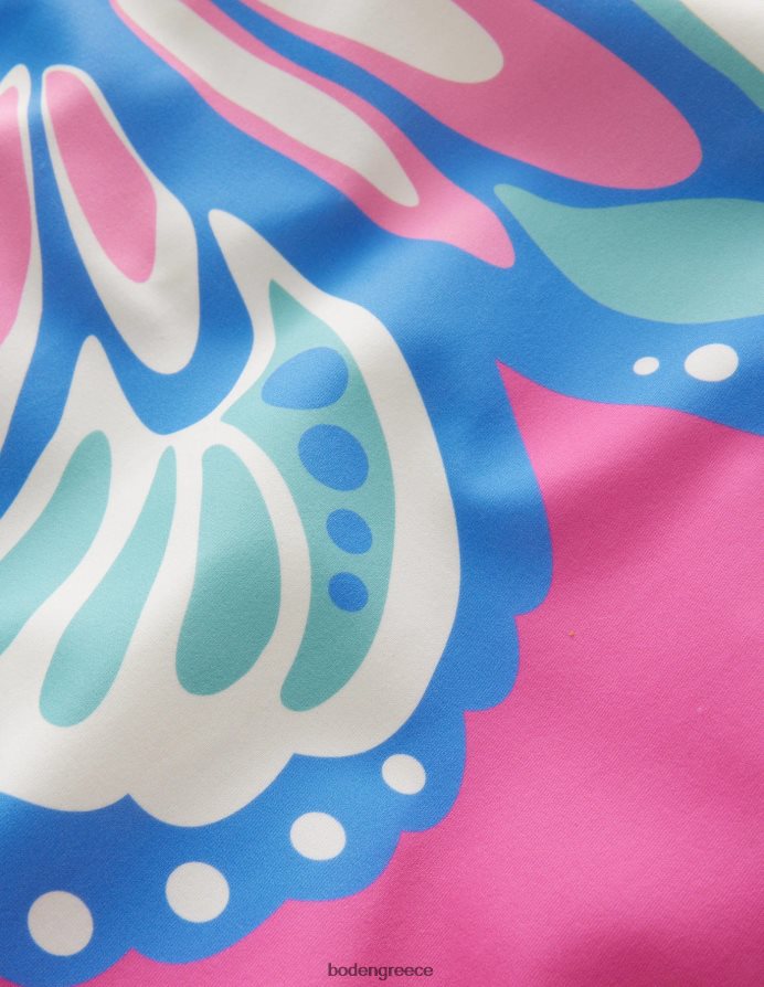 Γαργαλιστικό ροζ είδη ένδυσης μαγιό πεταλούδα Boden μωρό 464PH83450