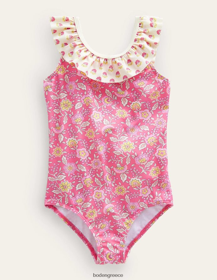 ροδάκινο μπουνιά λουλουδάτο αμπέλι είδη ένδυσης μαγιό κομψά Boden μωρό 464PH83458