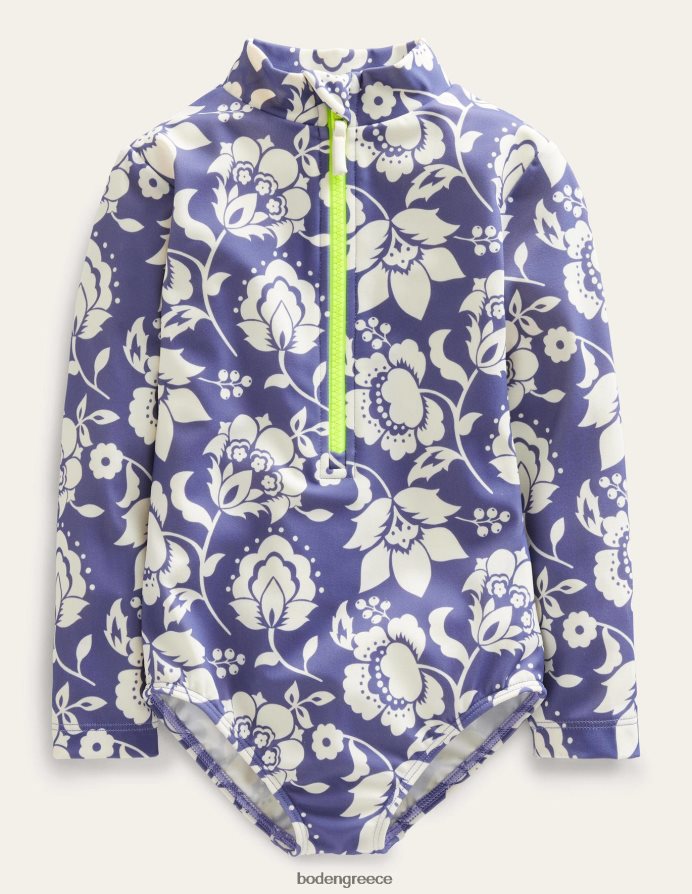 μαλακό λουλουδάτο δεξιά είδη ένδυσης μακρυμάνικο μαγιό Boden μωρό 464PH83492