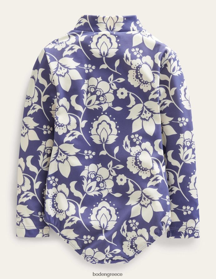 μαλακό λουλουδάτο δεξιά είδη ένδυσης μακρυμάνικο μαγιό Boden μωρό 464PH83492