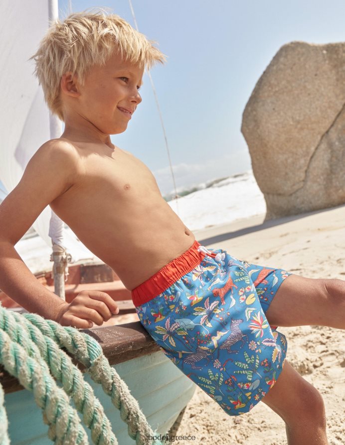 νησί μπλε τροπικός κήπος είδη ένδυσης μαγιό σορτς Boden μωρό 464PH8435