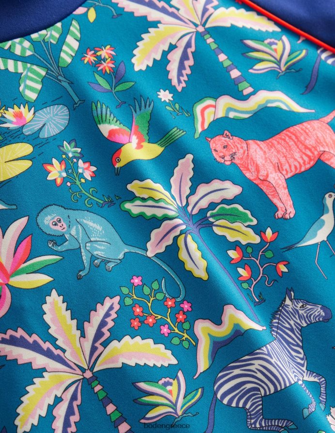 νησί μπλε τροπικός κήπος είδη ένδυσης εμπριμέ γιλέκο εξανθήματος Boden μωρό 464PH8436