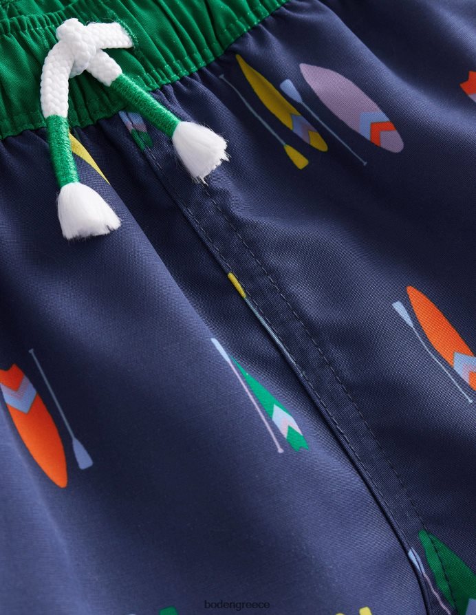 κολεγιακό ναυτικό κουπί είδη ένδυσης μαγιό σορτς Boden μωρό 464PH8445