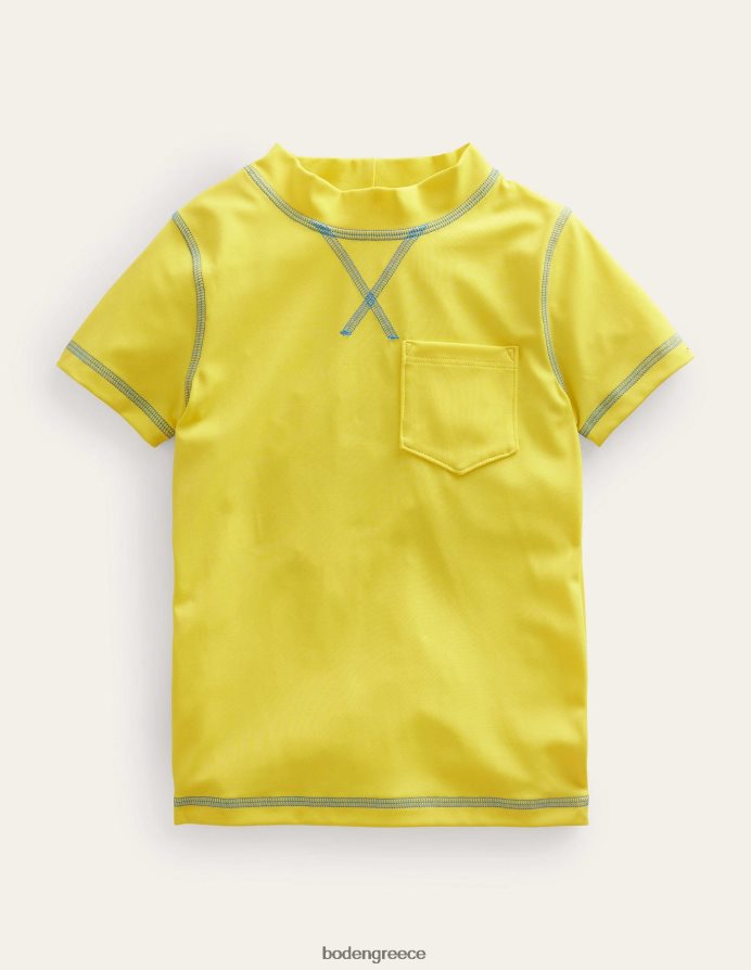 φραγκοστάφυλο κίτρινο είδη ένδυσης κοντομάνικο εξανθημένο γιλέκο Boden μωρό 464PH8454