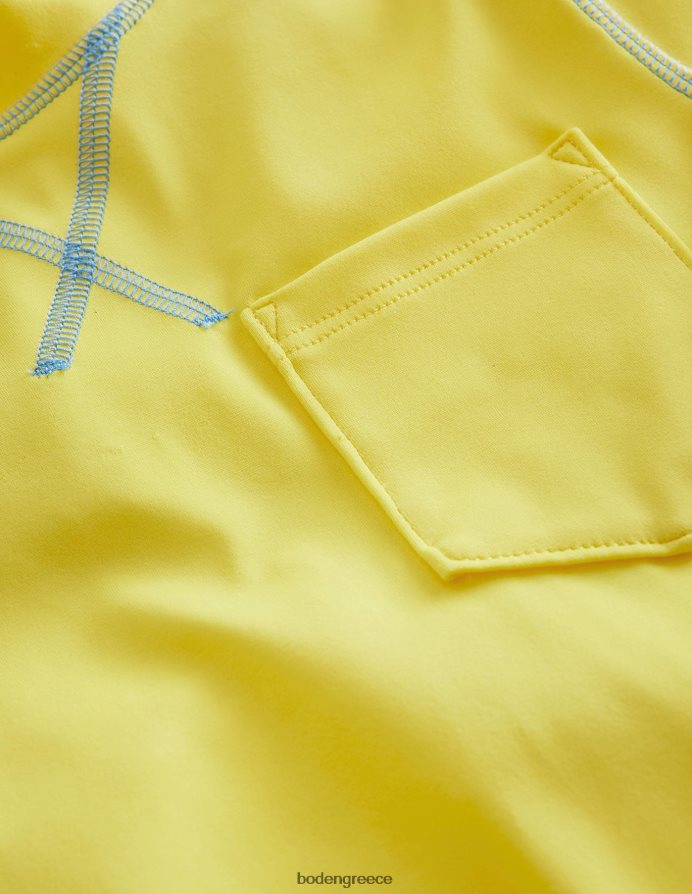 φραγκοστάφυλο κίτρινο είδη ένδυσης κοντομάνικο εξανθημένο γιλέκο Boden μωρό 464PH8454