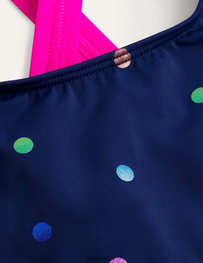 σημείο κομφετί αλουμινόχαρτο ουράνιο τόξο είδη ένδυσης μπικίνι χιαστί πίσω Boden μωρό 464PH8466