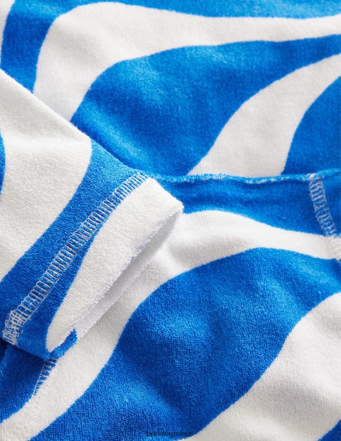 μπλε κύματα καμπάνα είδη ένδυσης μοτίβο φόρεμα παραλίας Boden μωρό 464PH8471