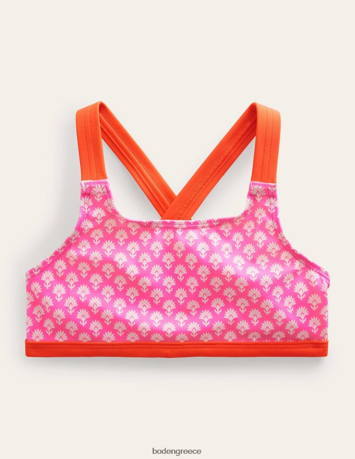 Ξύλο πυροτεχνήματος είδη ένδυσης μπικίνι χιαστί πίσω Boden μωρό 464PH8478