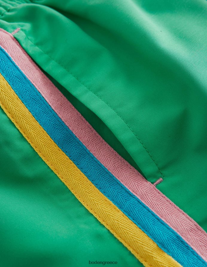 σπαράγγι είδη ένδυσης σπορ ρίγα κοντή Boden μωρό 464PH8481