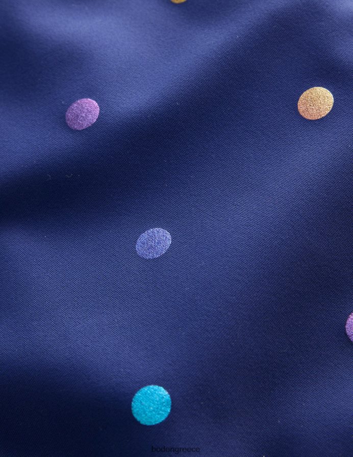 ναυτικό κομφετί αλουμινόχαρτο ουράνιο τόξο είδη ένδυσης ψηλόμεσο μπικίνι Boden μωρό 464PH8485