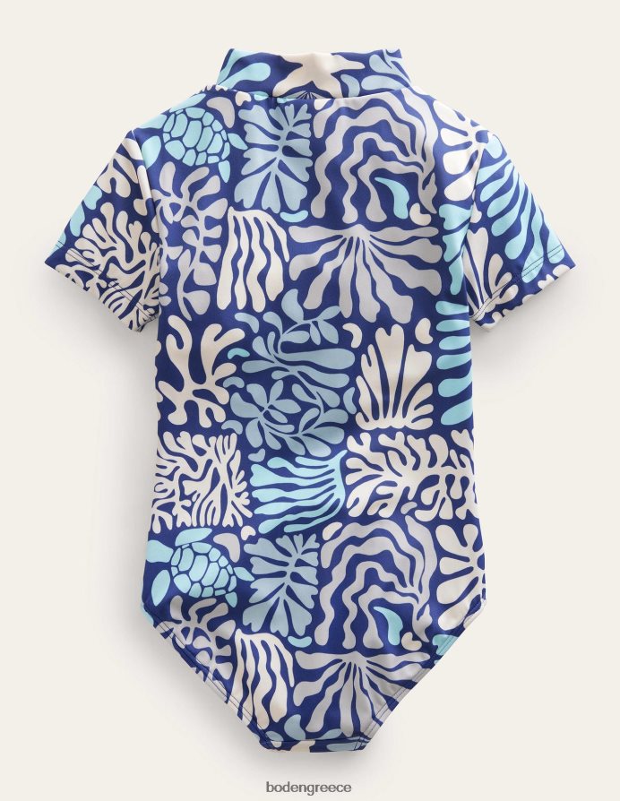 δεξιά κοραλλιογενής ύφαλος είδη ένδυσης κοντομάνικο μαγιό Boden μωρό 464PH8487