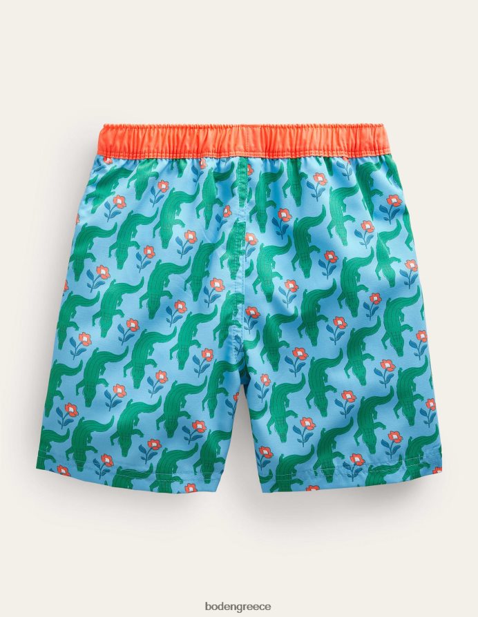 Ξύλο κροκόδειλου aqua είδη ένδυσης μαγιό σορτς Boden μωρό 464PH8465