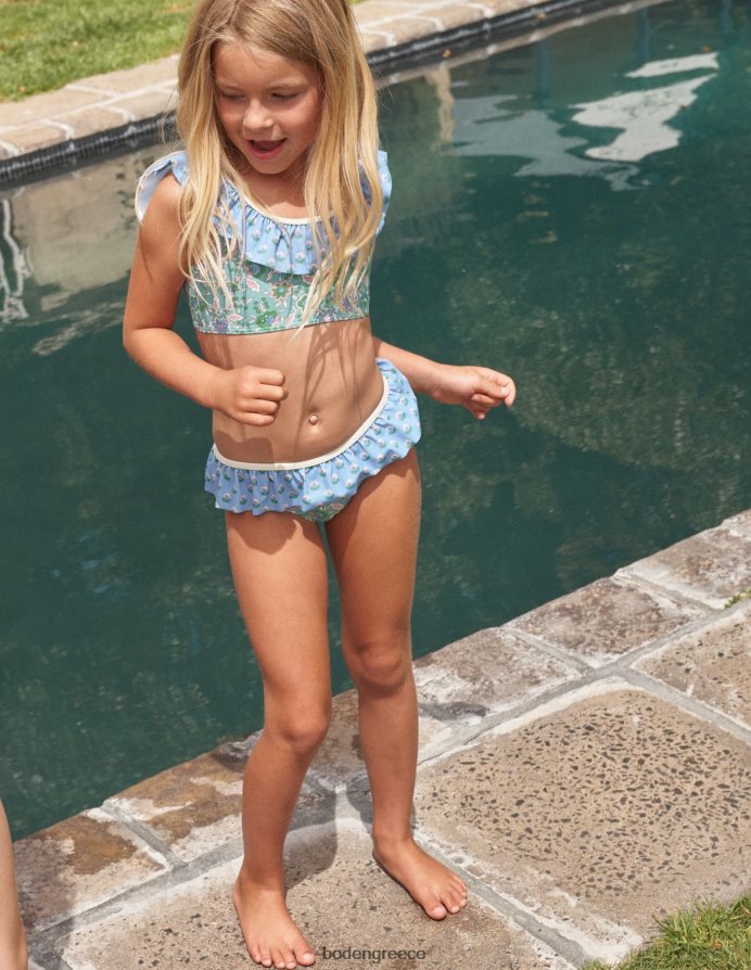 aqua sea floral κλήμα είδη ένδυσης κομψά μπικίνι Boden μωρό 464PH83398