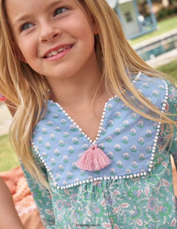 aqua sea floral κλήμα είδη ένδυσης κομψά μπικίνι Boden μωρό 464PH83398