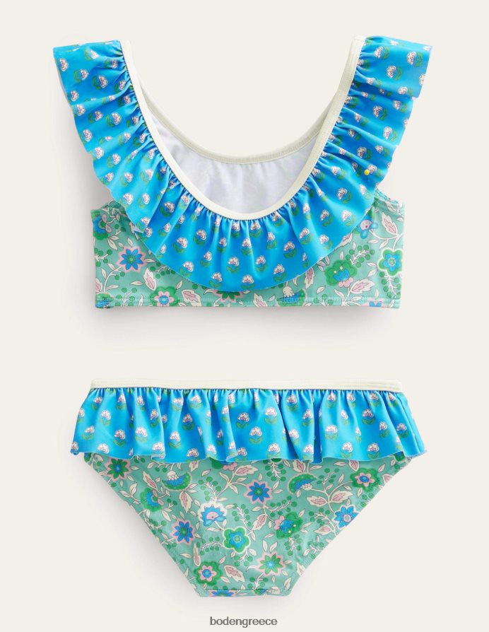 aqua sea floral κλήμα είδη ένδυσης κομψά μπικίνι Boden μωρό 464PH83398