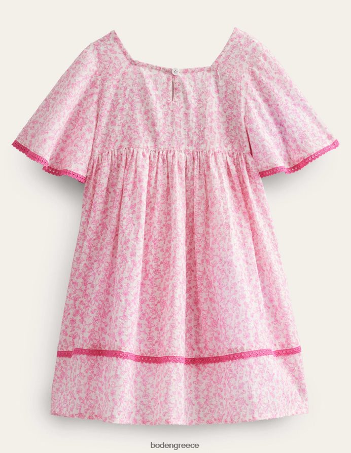 φεστιβάλ ροζ καλοκαιρινό κλήμα είδη ένδυσης κεντημένο floaty φόρεμα Boden μωρό 464PH8447