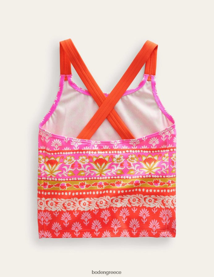 Ξύλο πυροτεχνήματος είδη ένδυσης χιαστί πίσω tankini top Boden μωρό 464PH8475