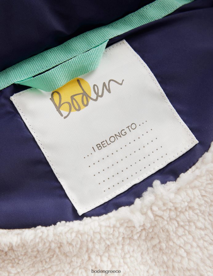 γαλλικό ναυτικό είδη ένδυσης Παλτό 2 σε 1 με επένδυση Boden μωρό 464PH8545