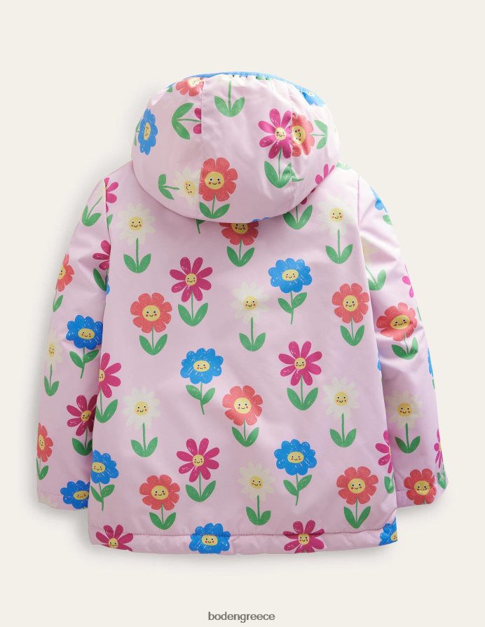 υπέροχα λουλούδια ορχιδέας είδη ένδυσης Ανοράκ με επένδυση από φανέλα Boden μωρό 464PH83394