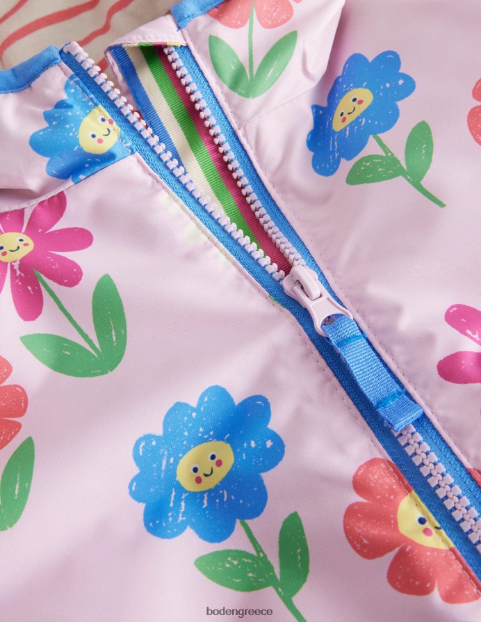 υπέροχα λουλούδια ορχιδέας είδη ένδυσης Ανοράκ με επένδυση από φανέλα Boden μωρό 464PH83394