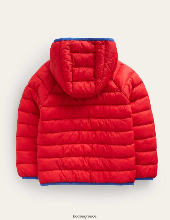 το κόκκινο είδη ένδυσης σακάκι με επένδυση Boden μωρό 464PH8546