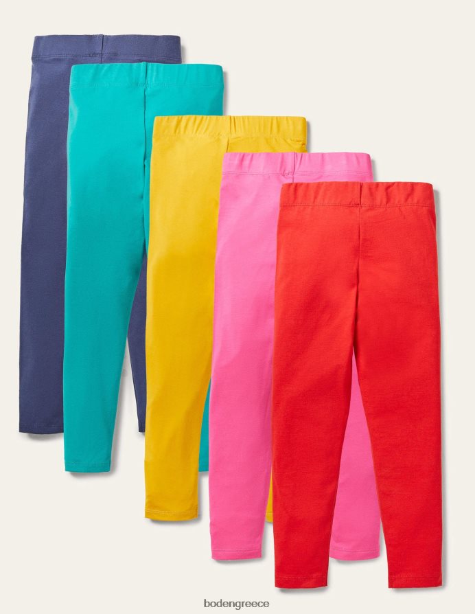 πολλαπλό ουράνιο τόξο είδη ένδυσης Κολάν 5 συσκευασιών Boden μωρό 464PH8504