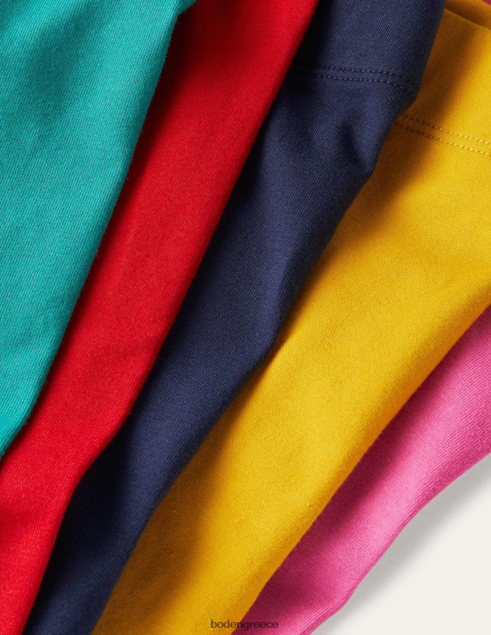 πολλαπλό ουράνιο τόξο είδη ένδυσης 5-pack cropped κολάν Boden μωρό 464PH8506