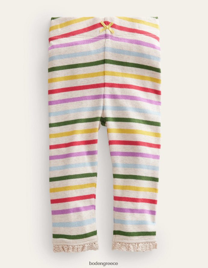 λωρίδα ουράνιου τόξου είδη ένδυσης ριμπ δαντέλα κολάν Boden μωρό 464PH83435