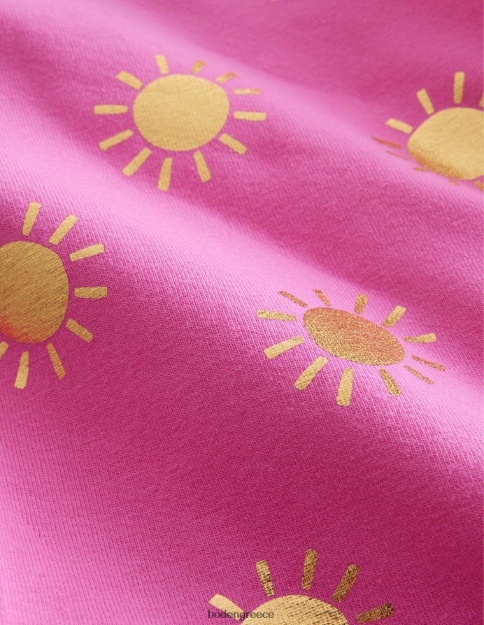 γαργαλημένους ροζ/χρυσούς ήλιους είδη ένδυσης διασκεδαστικά κολάν Boden μωρό 464PH8511