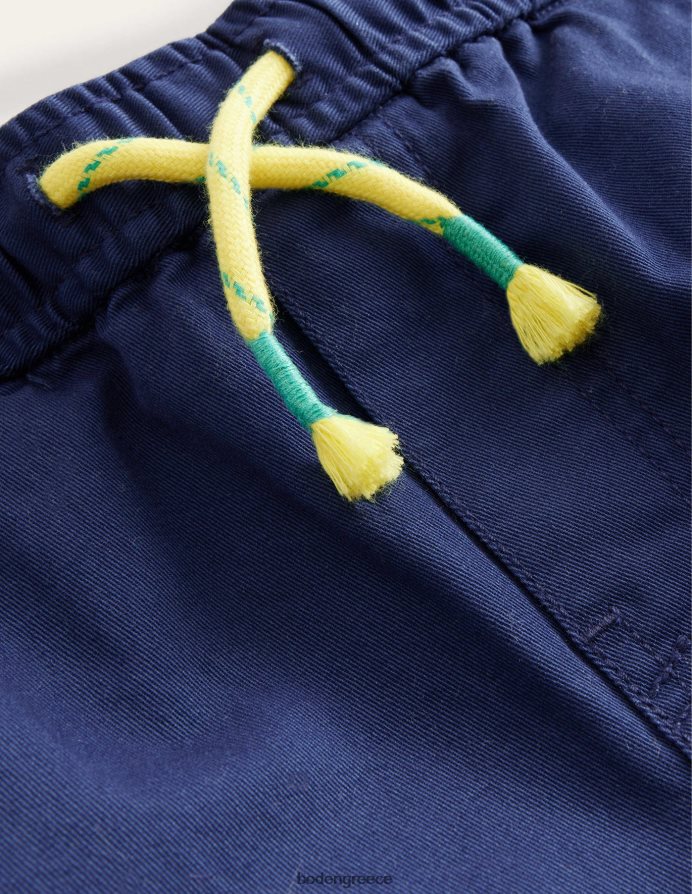 κολλεγιακό ναυτικό είδη ένδυσης στενό pull-on παντελόνι Boden μωρό 464PH8502