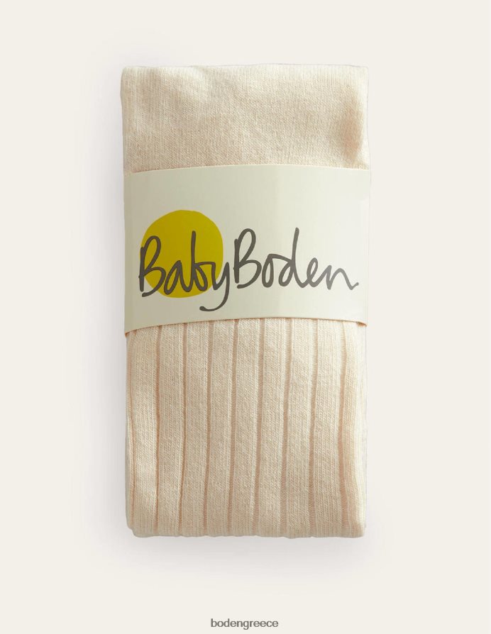 ιβουάρ/ροζ είδη ένδυσης καλσόν με ραβδώσεις 2 πακέτο Boden κορίτσια 464PH8843