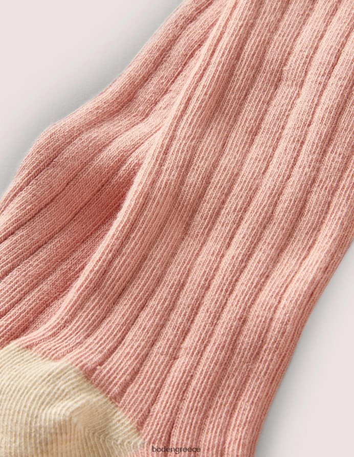 ροζ είδη ένδυσης καλσόν με ραβδώσεις Boden κορίτσια 464PH83091